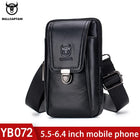 Riñonera de Cuero para Hombre - Bolso de Piel de Vestir Mini y Elegante