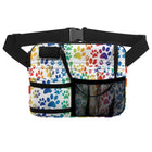 Riñonera de Enfermera para Mujer con Estampado de Patas de Perro - Bolsa Médica Personalizada para Estetoscopios, Vendas y Tijeras
