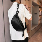 Riñonera Deportiva Mujer – Bolso de Cintura de Cuero Sintético, Diseño Simple y Elegante