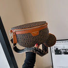 Riñonera Deportiva Mujer - Bolso Cruzado de Piel Sintética para Monedas y Compras