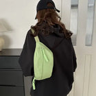 Riñonera Deportiva Mujer - Bolsa de Luna Grande de Tela Oxford