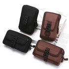 Riñonera Deportiva de Nylon - Bolsa Multifuncional para Móvil, Horizontal/Vertical, con Cierre de Botón, Ideal para Camping