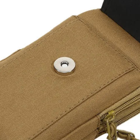 Riñonera Deportiva Táctica de Nylon para Hombre - Ligera y Compacta