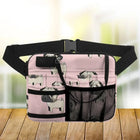 Riñonera de Enfermera con Estampado Animal - Bolsa Cintura Ajustable Multibolsillos para Veterinarios y Amantes de Mascotas