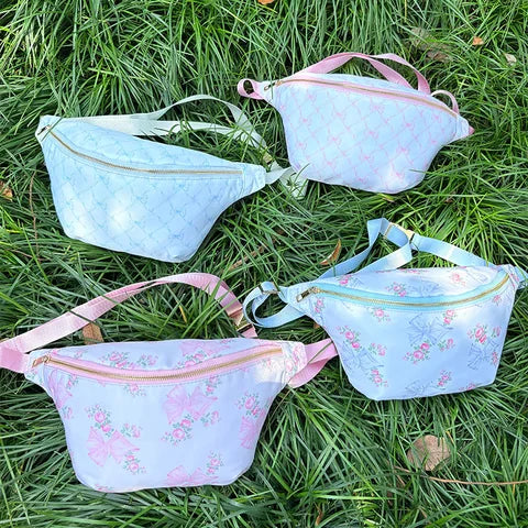 Riñonera Deportiva con Lazo - Bolsa de Cintura Elegante para Mujer y Hombre