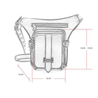 Riñonera de Pierna para Moto y Motoristas - Bolso Lateral Resistente