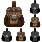 Riñonera Deportiva Steampunk para Hombre - Bolsa Medieval de Cuero Sintético