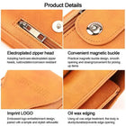 Riñonera Deportiva Impermeable Multifuncional para Hombre - Bolsa Retro de Cuero para Teléfono