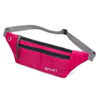 Riñonera Deportiva Impermeable para Correr y Fitness - Bolsa de Cintura de Lona