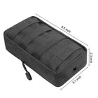 Riñonera Deportiva Táctica Negra 1000D - GAZJYUSP