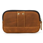 Riñonera Deportiva de Cuero Natural para Hombre y Mujer - Bolsa de Cintura Elegante