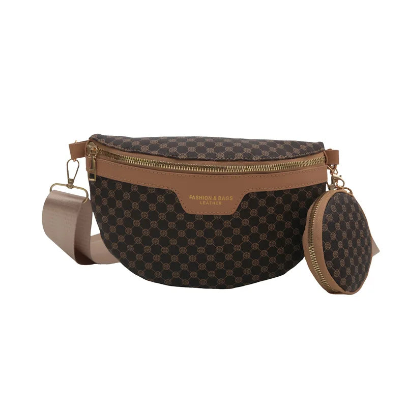 Riñonera Mujer Vintage - Bolso Bandolera Casual de Cintura