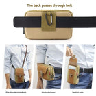 Riñonera Deportiva Hombre: Bolsa Táctica Pequeña con Soporte para Teléfono