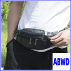 Riñonera Deportiva de Cuero Genuino para Hombre - Bolsa Pequeña Tipo Bandolera