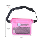 Riñonera Deportiva Impermeable de PVC - Crossbody Multifuncional para Camping, Senderismo y Viajes