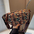 Riñonera Bohemia de Pana para Mujer - Bolso de Cintura, Bandolera y Cruzado