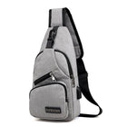Riñonera Hombre de Lona - Bolso Bandolera Casual para Cintura
