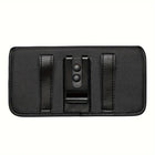 Riñonera Deportiva Negra Portátil para Teléfono - Bolsa de Cintura Unisex