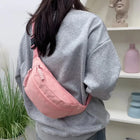 Riñonera de Cintura para Mujer - Bolso Bandolera Grande de Nylon