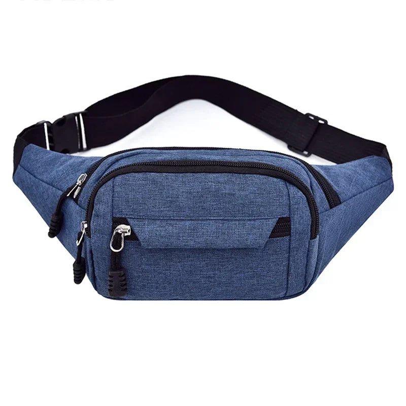 Riñonera Grande Unisex - Bolso Bandolera Casual de Cintura