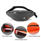 Riñonera Deportiva Hombre - Bolsa de Cintura de Lona para Dinero y Teléfono