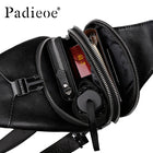 Riñonera de Cuero Genuino para Hombre - Bolso Bandolera Casual y Elegante