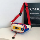Riñonera Deportiva de Bloques de Color - Bolsa Multiusos para Teléfono y Accesorios