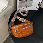 Riñonera Deportiva Mujer – Bolsa de Cintura de Cuero Sintético con Estampado Cocodrilo