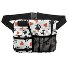 Riñonera de Enfermera para Mujer con Estampado de Patas de Perro - Bolsa Médica Personalizada para Estetoscopios, Vendas y Tijeras