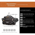 Riñonera Deportiva Hombre Nylon - Bolso Pecho y Cadera para Camping, Ciclismo y Running
