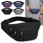 Riñonera Deportiva Impermeable de Gran Capacidad - Bolsa de Cintura Multifuncional para Hombre y Mujer