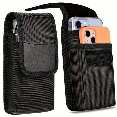 Riñonera Deportiva Universal con Dos Bolsillos para Teléfono 7.5 Pulgadas