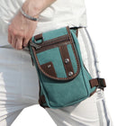 Riñonera Deportiva Hombre - Bolsa de Cintura Multifuncional de Nylon y Lona