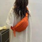 Riñonera Deportiva Mujer: Bolsa Pecho Luna Oxford Impermeable y Multifuncional