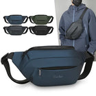 Riñonera Deportiva Hombre Impermeable - Mochila Pechera Moderna para Actividades al Aire Libre