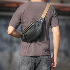 Riñonera de Cuero Premium para Hombre - Bolso Bandolera Multifuncional