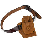 Riñonera Deportiva de Cuero Genuino para Hombre - Bolsa Táctica para Teléfono