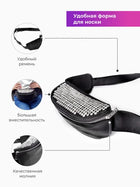 Riñonera Deportiva de Cuero para Mujer - Bolso Bandolera Pequeño y Elegante