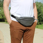 Riñonera Deportiva de Cuero PU Impermeable - Bolsa Cruzada para Hombre y Mujer