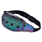 Riñonera Deportiva Reflectante Chameleón | Bolsa de Pecho y Bandolera para Mujer y Niña