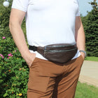 Riñonera Deportiva de Cuero PU Impermeable - Bolsa Cruzada para Hombre y Mujer