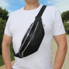 Riñonera Deportiva de Cuero PU Impermeable - Bolsa Cruzada para Hombre y Mujer