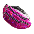 Riñonera Deportiva Holográfica para Mujer - Bolsa de Cintura Neón