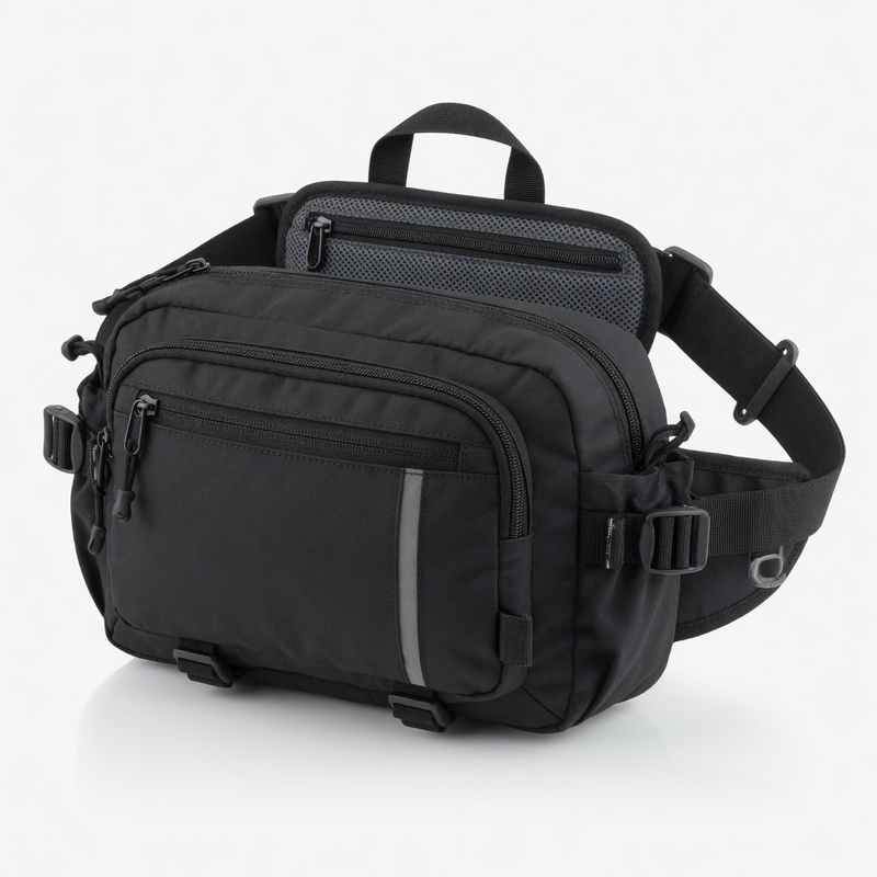 Riñonera Grande Unisex - Bolso Bandolera Casual Espacioso