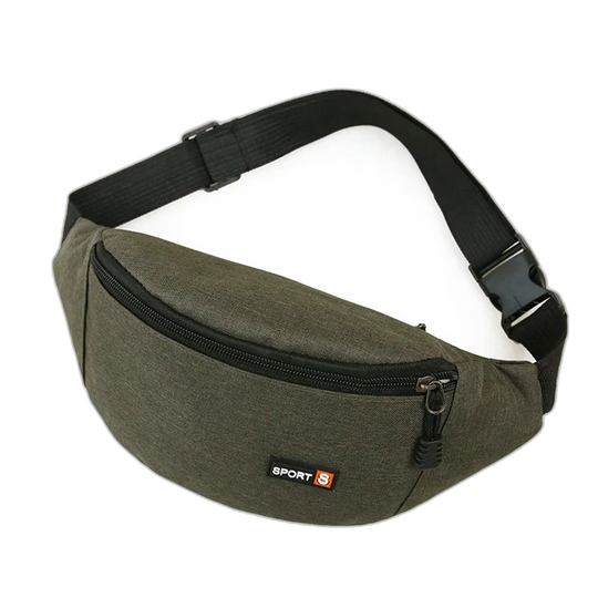 Riñonera Running Unisex Negra - Deportiva y Ajustable para Correr