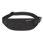 Riñonera Hombre Negra - Bolso Bandolera Casual de Cintura