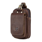 Riñonera de Cuero Unisex - Bolso de Piel de Vestir Mini