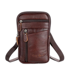 Riñonera de Cuero para Hombre - Bolso de Piel de Vestir Premium