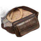 Riñonera de Cuero para Hombre - Bolso de Piel de Vestir Premium