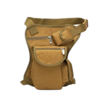 Riñonera de Pierna para Moto y Motoristas - Bolso Lateral Gris